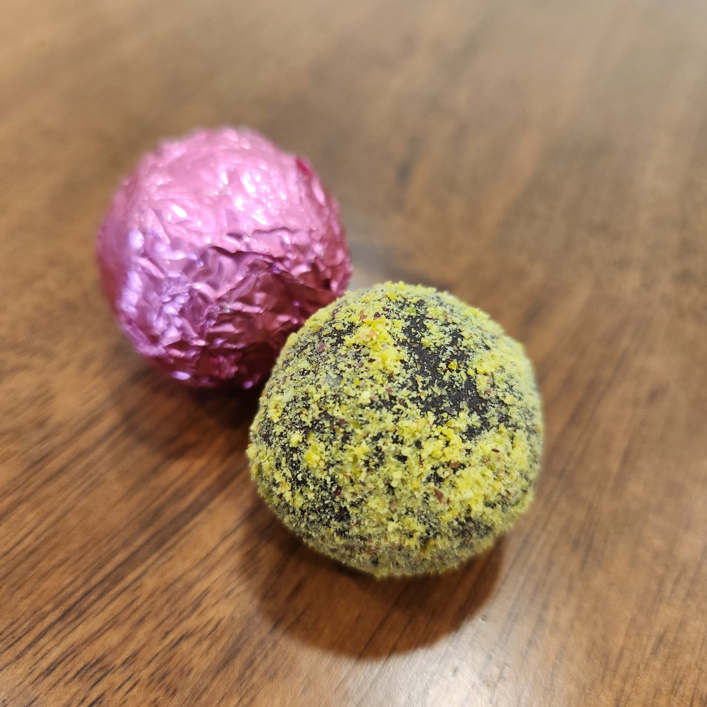 Pistachio and Walnut Date Truffles