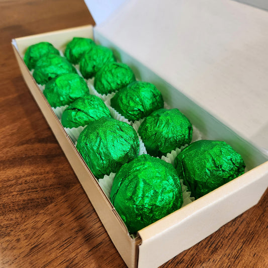 Dark Chocolate Date and Pistachio Truffles